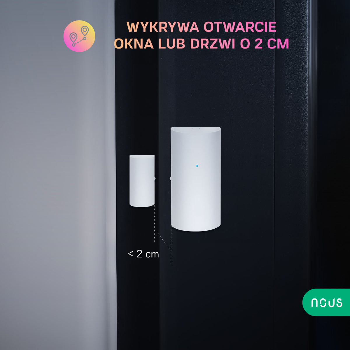 Inteligentny czujnik drzwi i okien ZigBee Nous E3