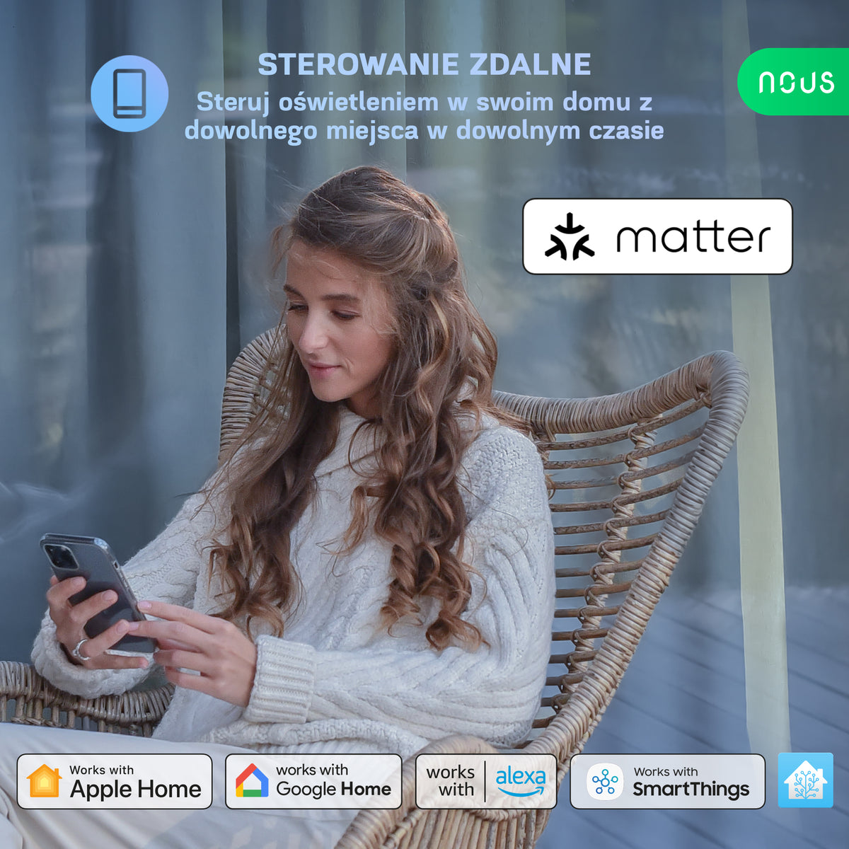 Inteligentna żarówka NOUS WIFI P3