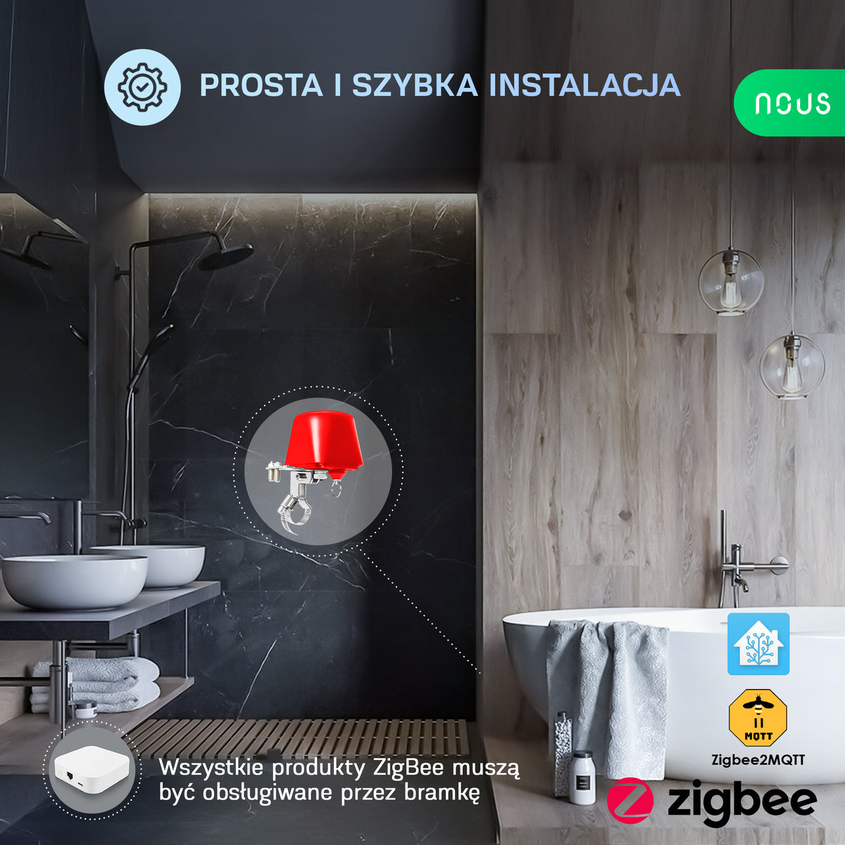 Inteligentny Sterownik Zaworu ZigBee Nous LZ3
