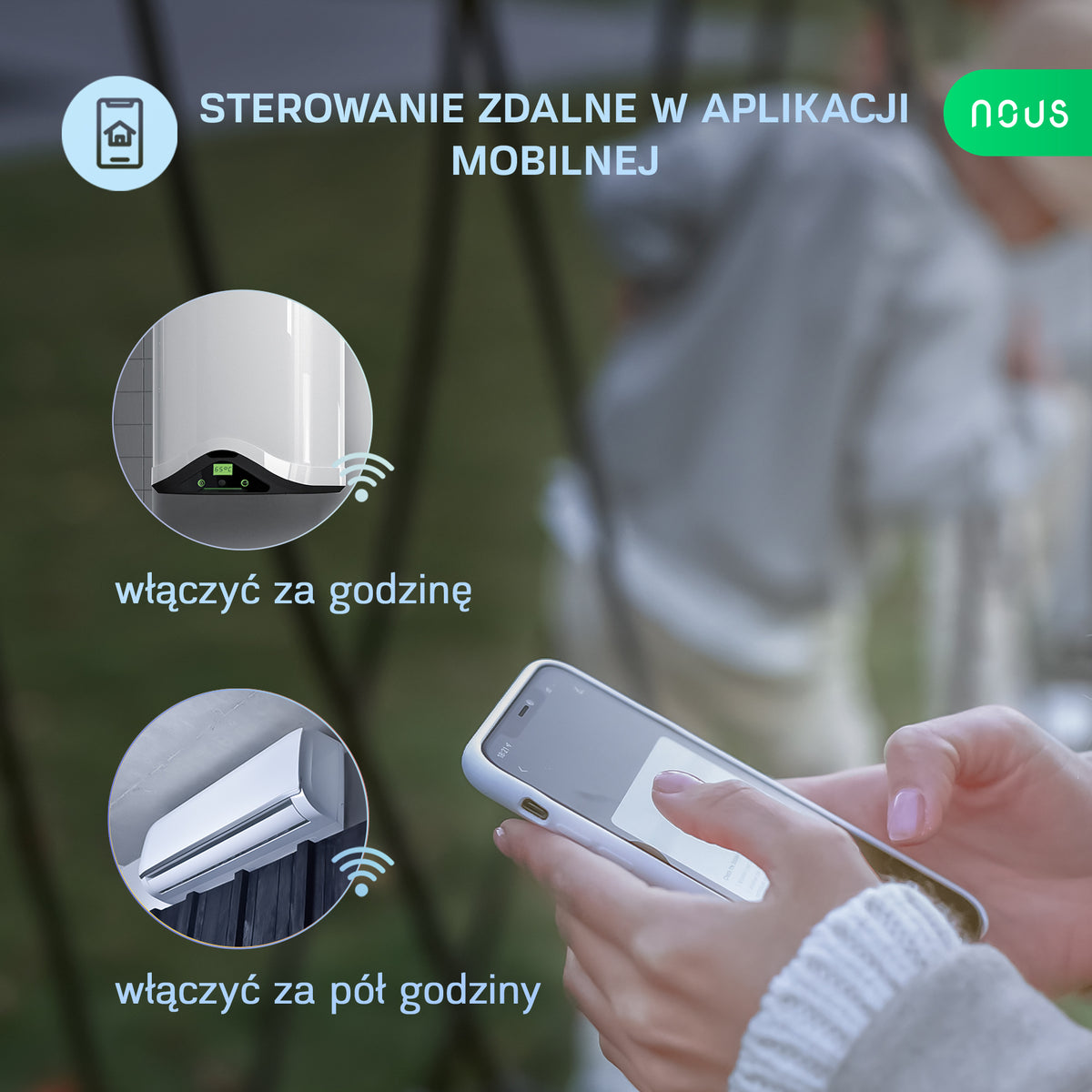 NOUS A1-USED Inteligentne gniazdko wifi smart (zestaw z 4) 8878548464125