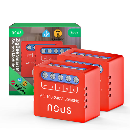 Moduł inteligentnego mini przełącznika NOUS B6Z ZigBee (zestaw z 2)
