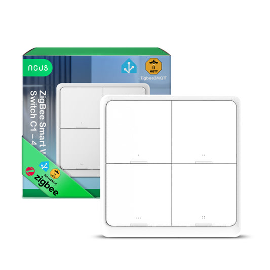 NOUS C1 ZigBee Smart Bezprzewodowy Przełącznik 4-przyciskowy