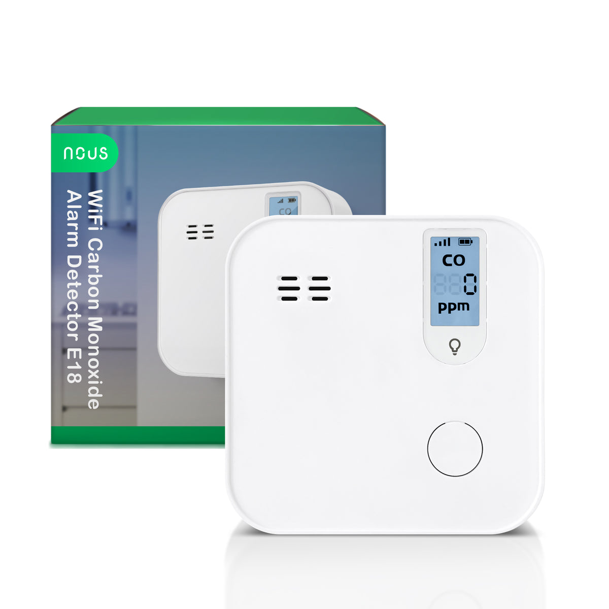 NOUS E18 WiFi  Inteligentny  czujnik tlenku węgla czadu