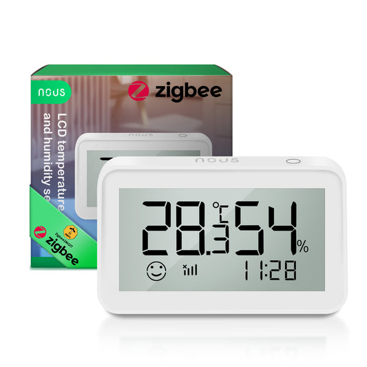 Inteligentny czujnik wilgotności i temperatury LCD ZigBee Nous E6