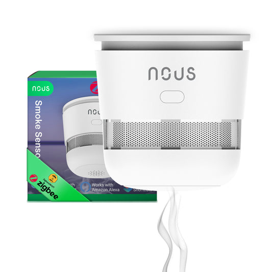 Inteligentny czujnik dymu fotoelektryczny ZigBee NOUS E8