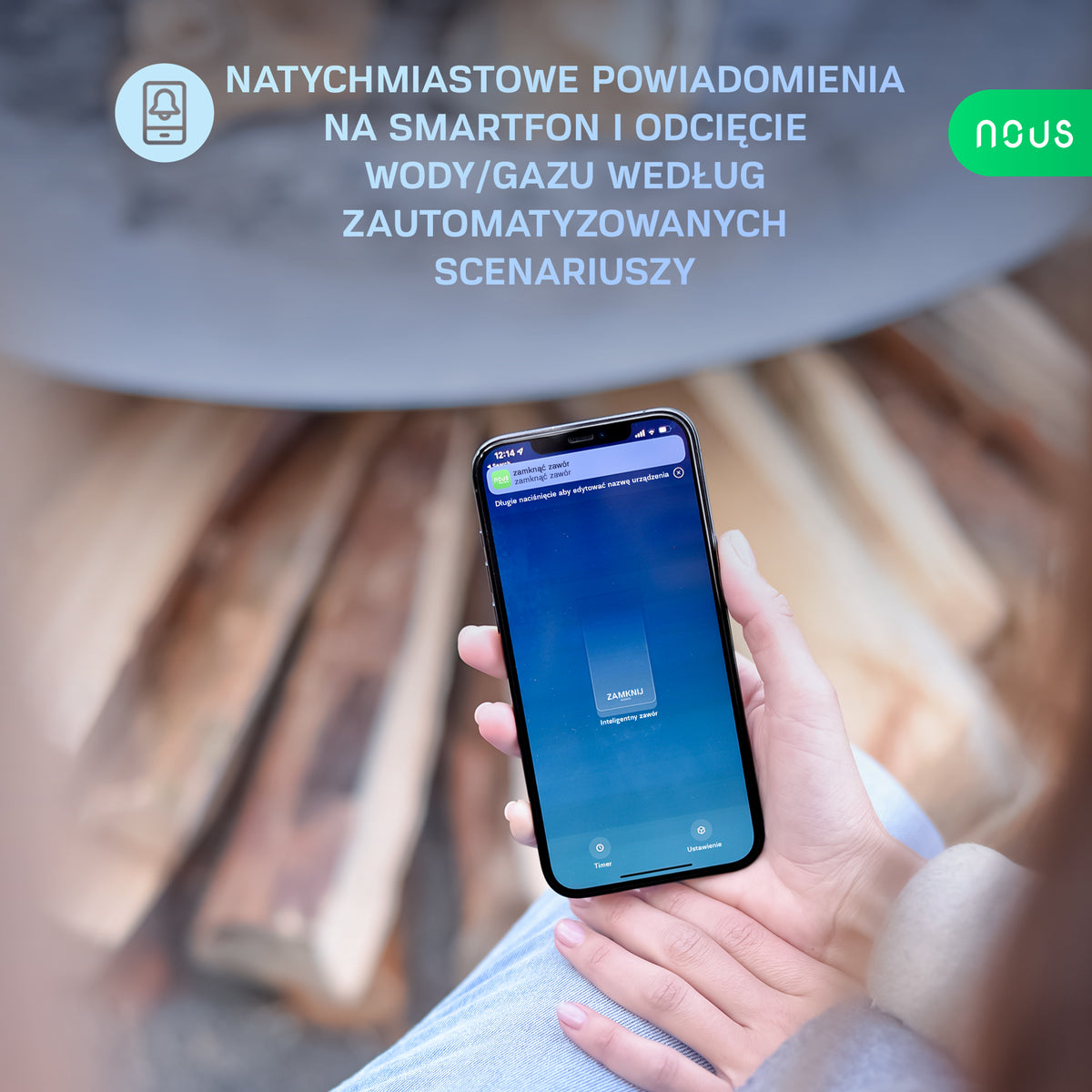 Inteligentny Sterownik Zaworu WiFi Nous L3