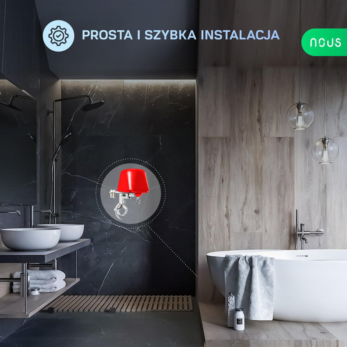 Inteligentny Sterownik Zaworu WiFi Nous L3