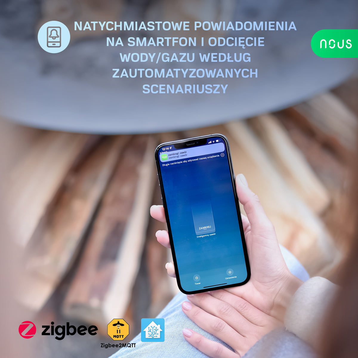 Inteligentny Sterownik Zaworu ZigBee Nous LZ3