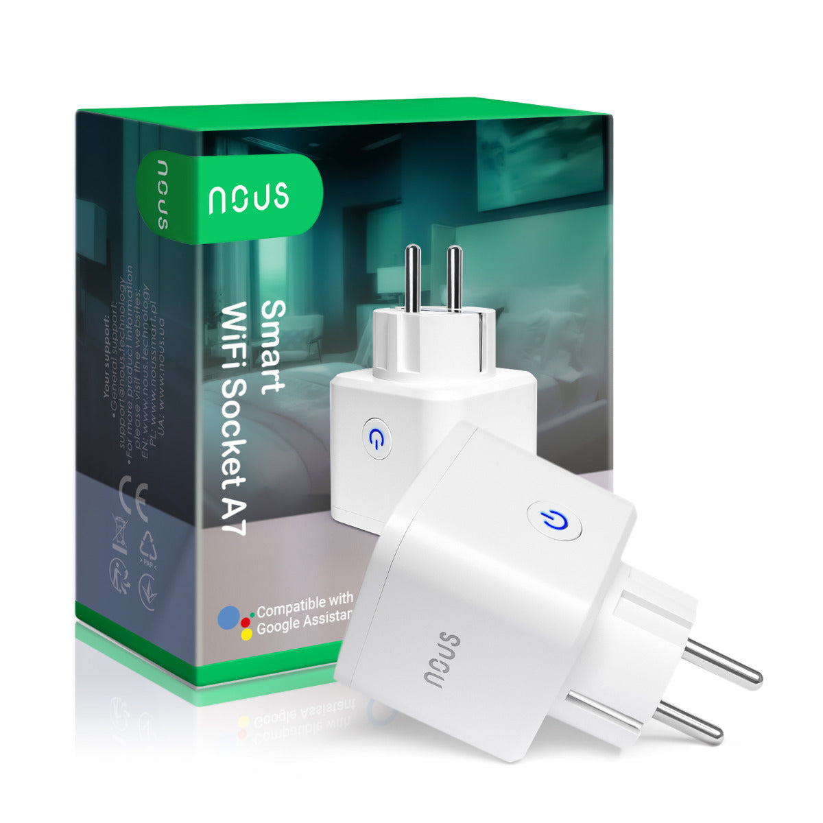 WIFI Inteligentne gniazdko SMART NOUS A7 plug 16A