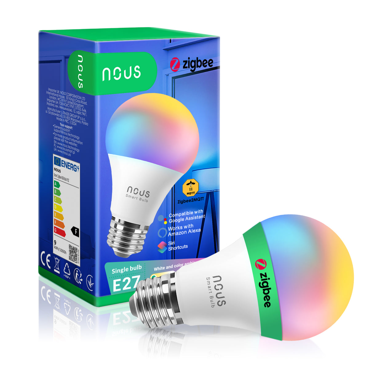 Inteligentna żarówka NOUS P3Z Smart ZigBee E27