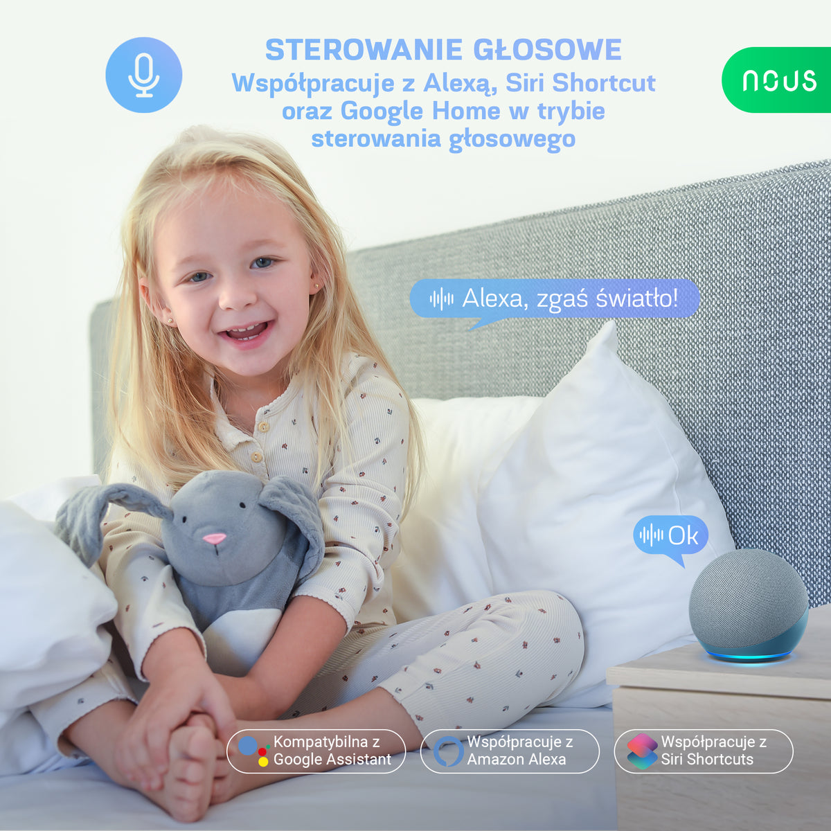 NOUS P4Z Zigbee Inteligentna żarówka