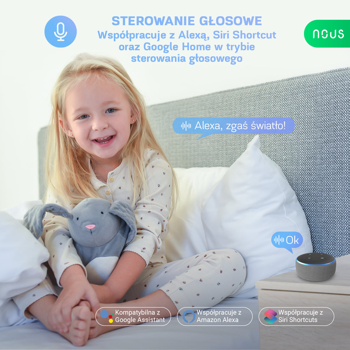 Inteligentna żarówka NOUS WIFI P8