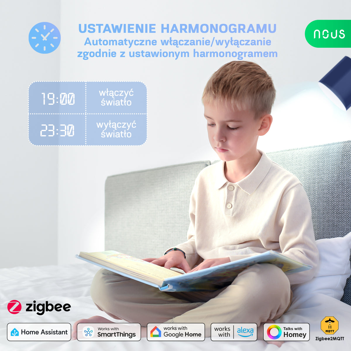 NOUS P8Z Zigbee Inteligentna żarówka
